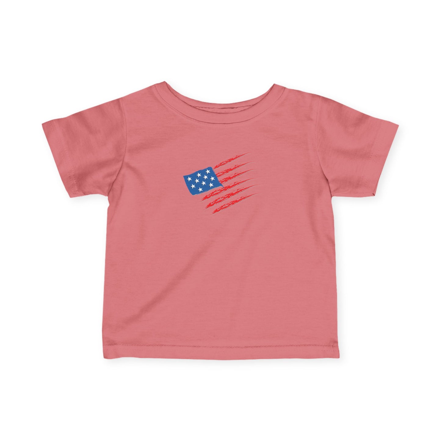 Patriotic Infant Tee - USA Flag Theme, Baby Clothes, Toddler Apparel, 4th of July Outfit, Cute Baby Gift
