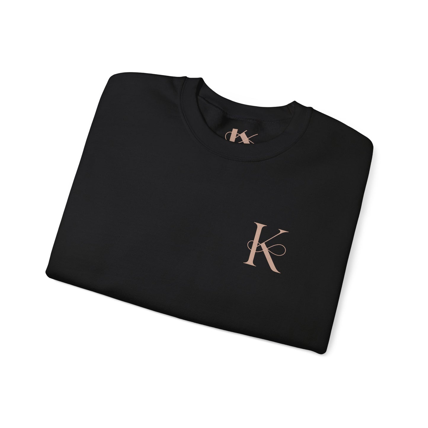 Minimalist Unisex Crewneck Sweatshirt with Initial Charm, Comfortable Lounge Wear, Gift for Him or Her, Casual Style, Everyday Essential