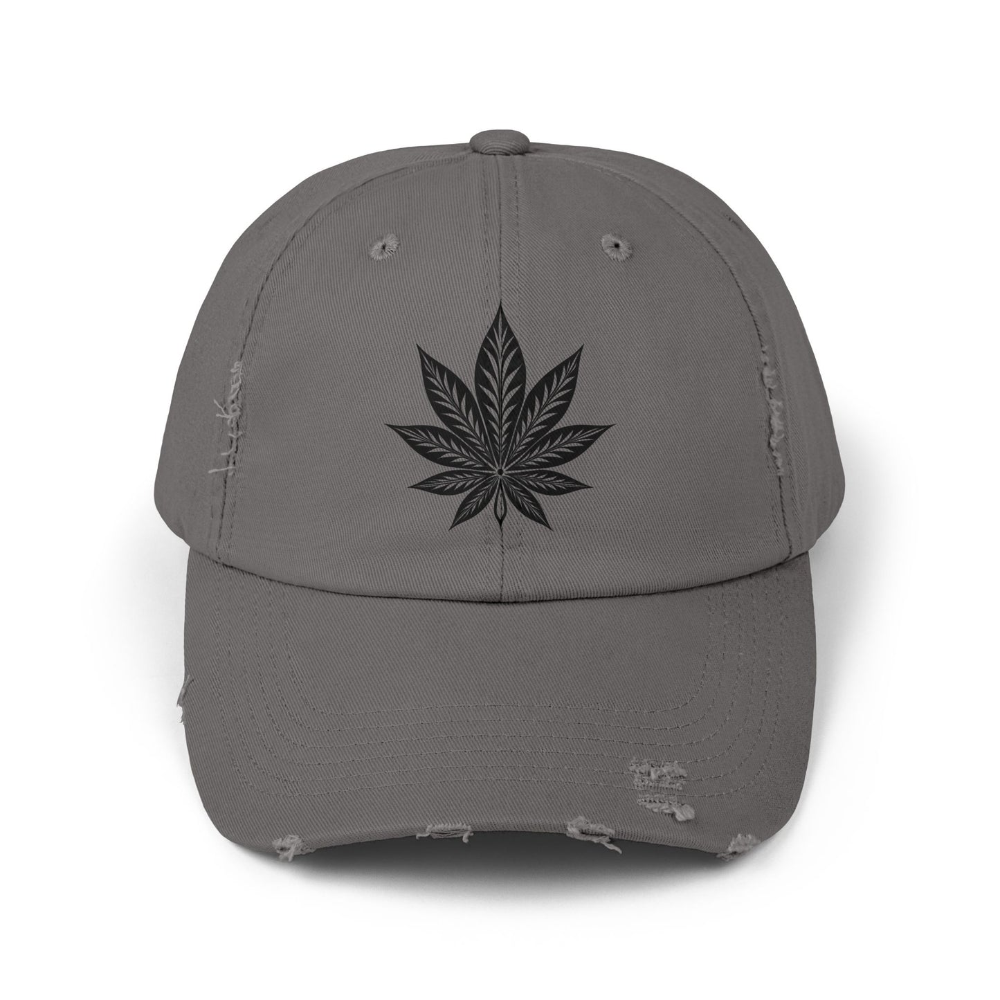Distressed Embroidered Cap, Unisex Fashion Hat, Streetwear Accessory, Trendy Casual Wear, Gift for Him or Her