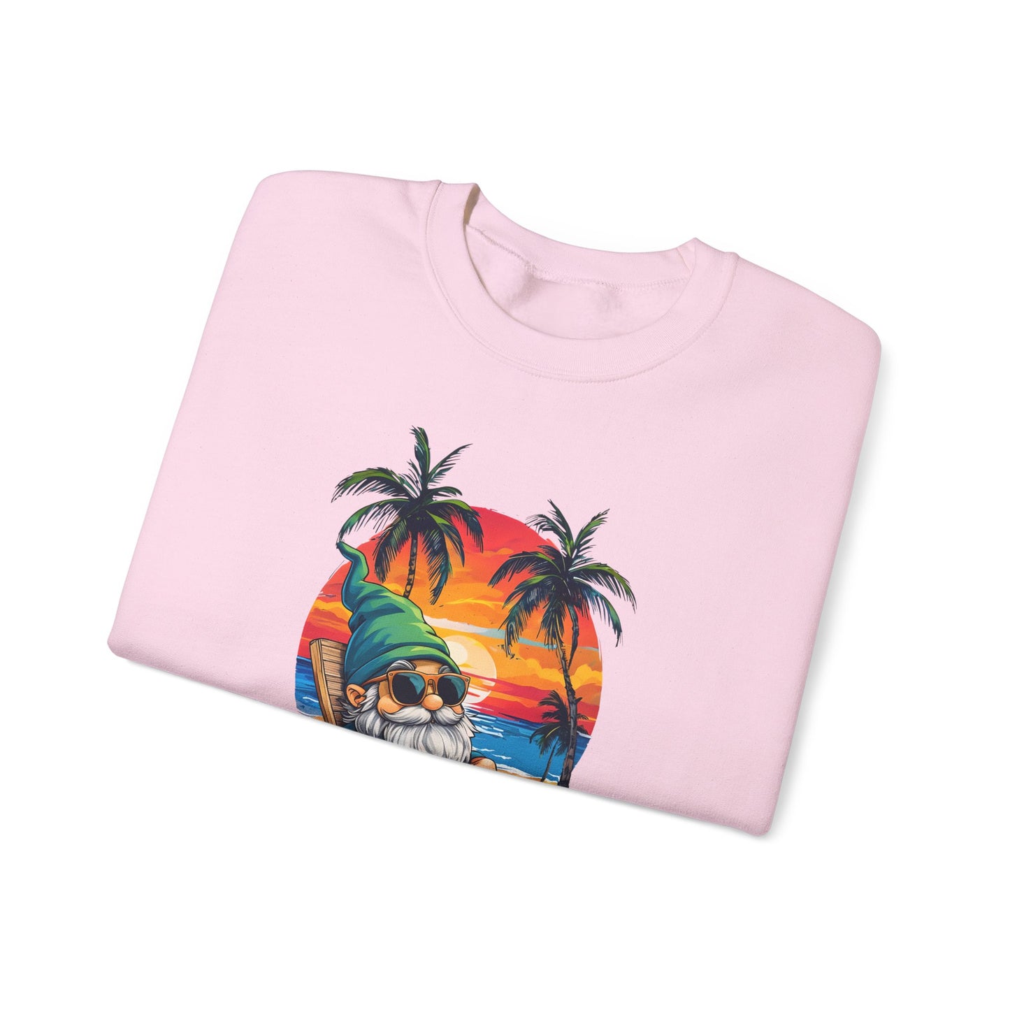 Crewneck — "Weekend Vibes" Tropical Gnome Sweatshirt