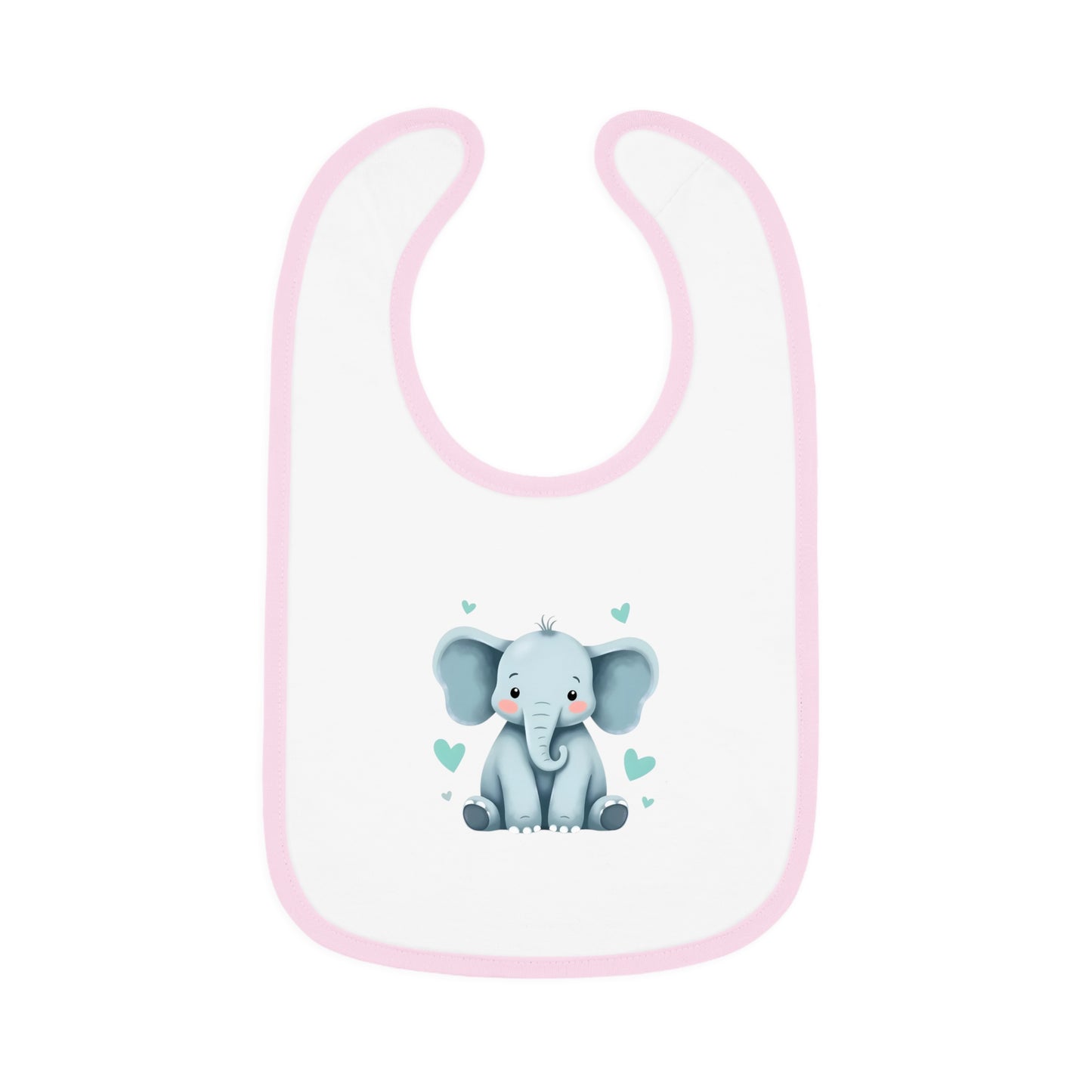 Cute Elephant Baby Bib - Adorable Infant Feeding Accessory