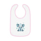 Cute Elephant Baby Bib - Adorable Infant Feeding Accessory