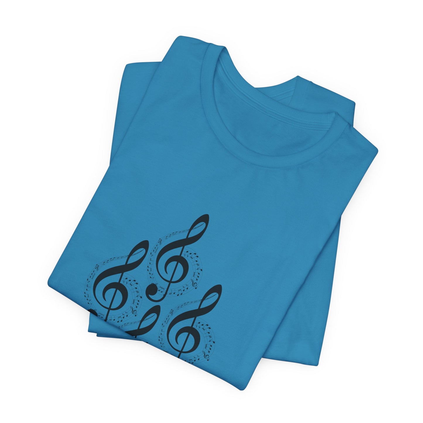 Musical Notes Tee - Perfect for Music Lovers, Casual Wear, Concerts, Festivals, Unique Gift Idea