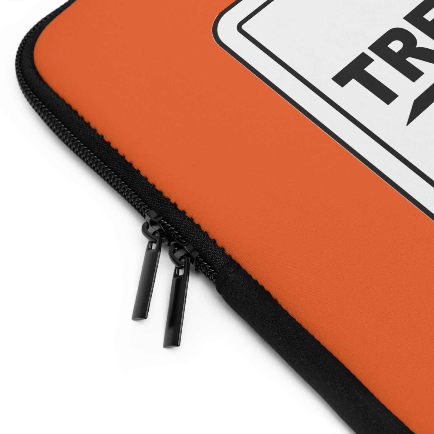 Bold Statement Laptop Sleeve - No Trespassing Design