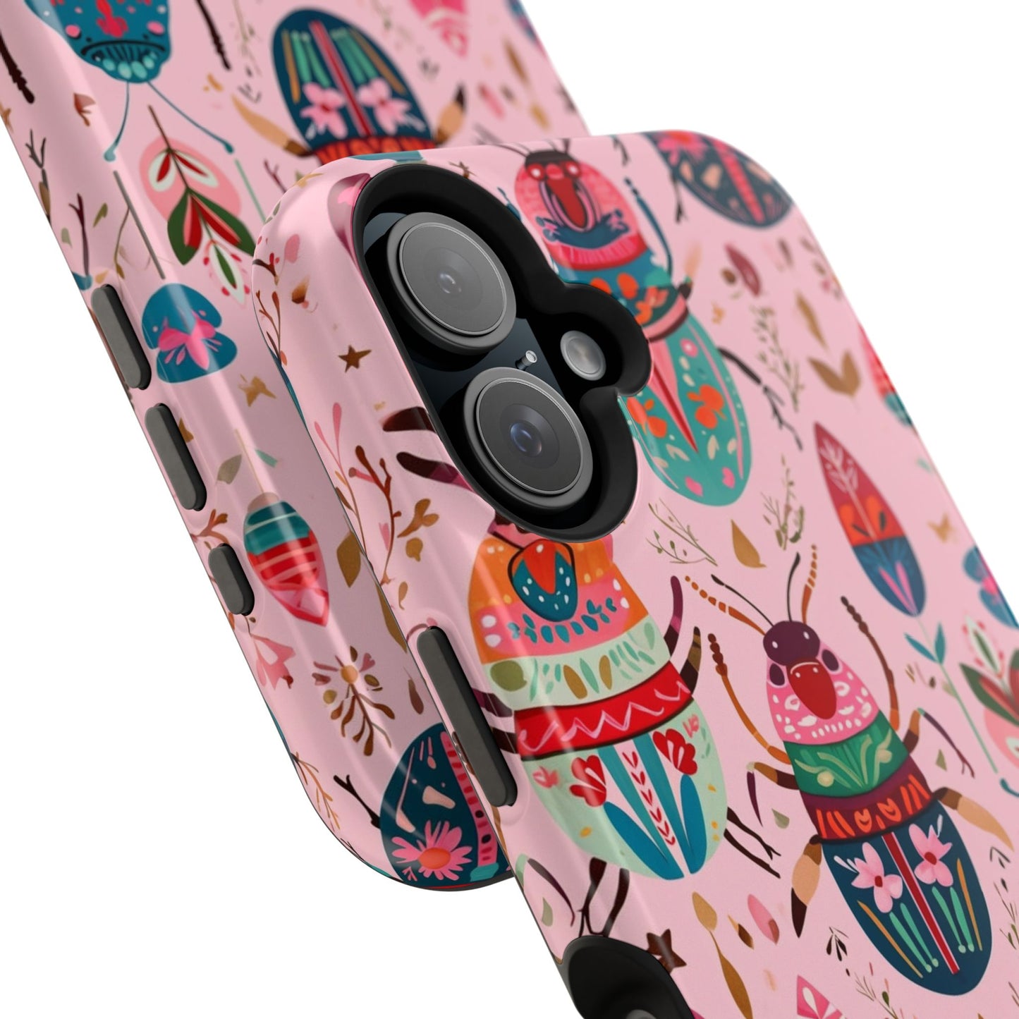 Phone Case — Colorful Boho Beetle Magnetic Impact-Resistant Cover