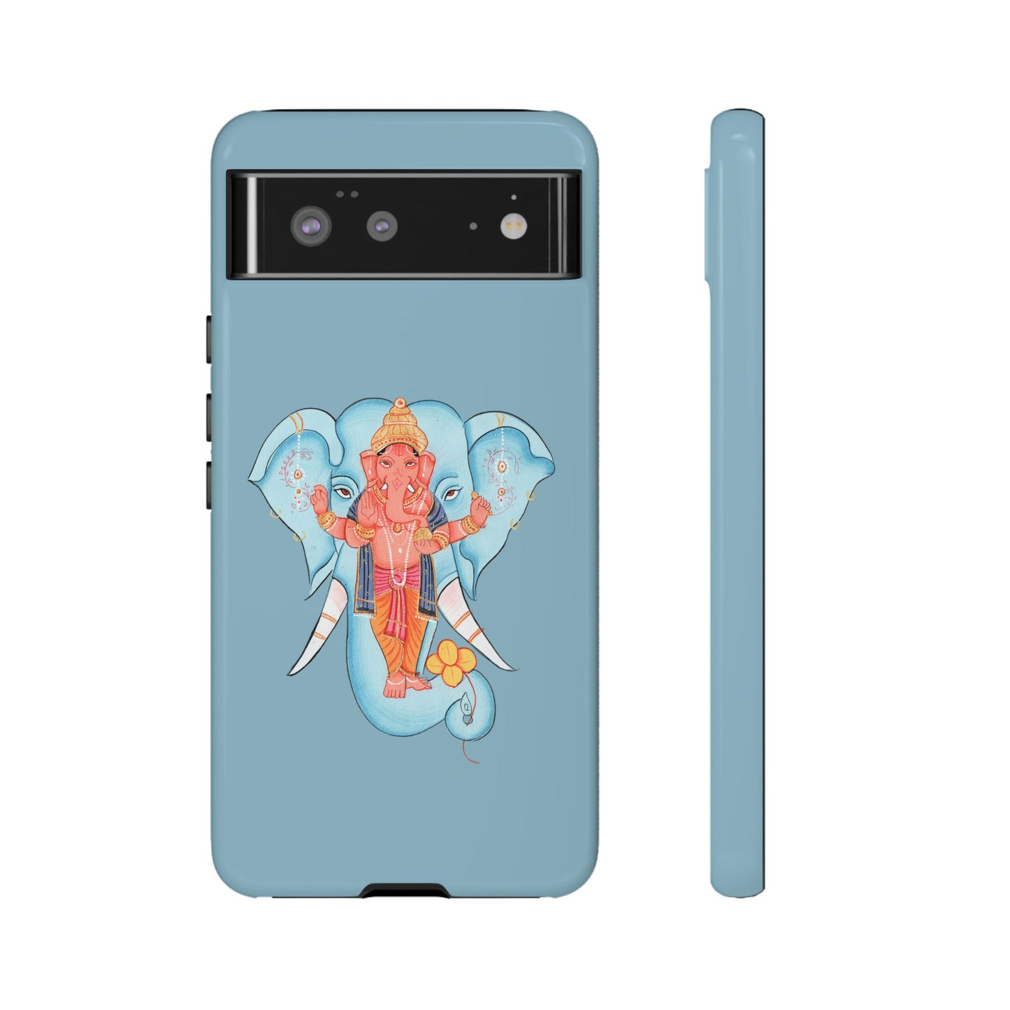 Tough Cases: Ganesh-Inspired Phone Case, Bohemian Phone Cover, Hindu Art Accessory, Festival Gift, Protective Phone Shell