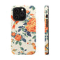 Floral Hummingbird Magnetic Phone Case — Impact-Resistant Protective Cover