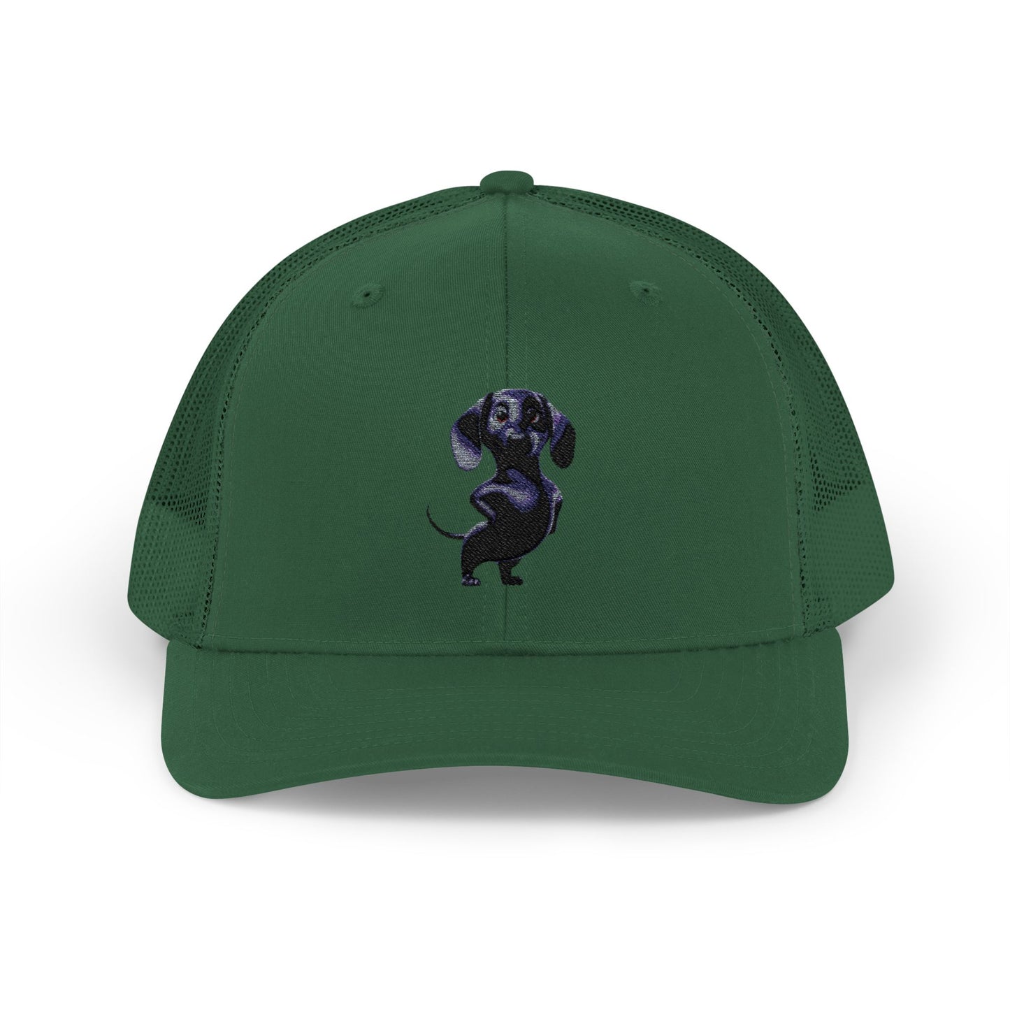 Dachshund Galaxy Trucker Cap – Embroidered Space Sausage Dog Snapback
