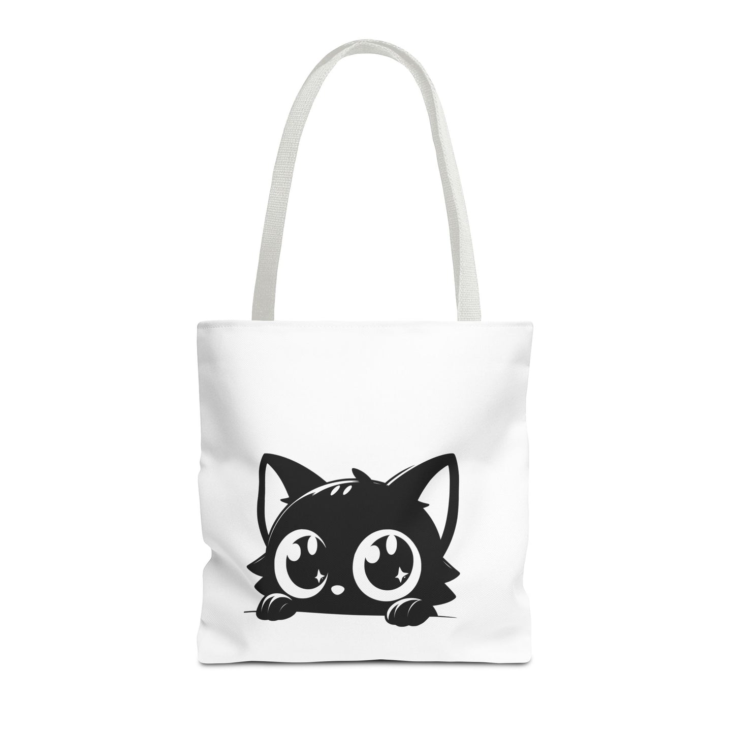 Adorable Cat Face Tote Bag | Cute Kitten Shopping Bag