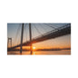 Sunrise Bridge Canvas Wall Art — Matte Stretched Canvas