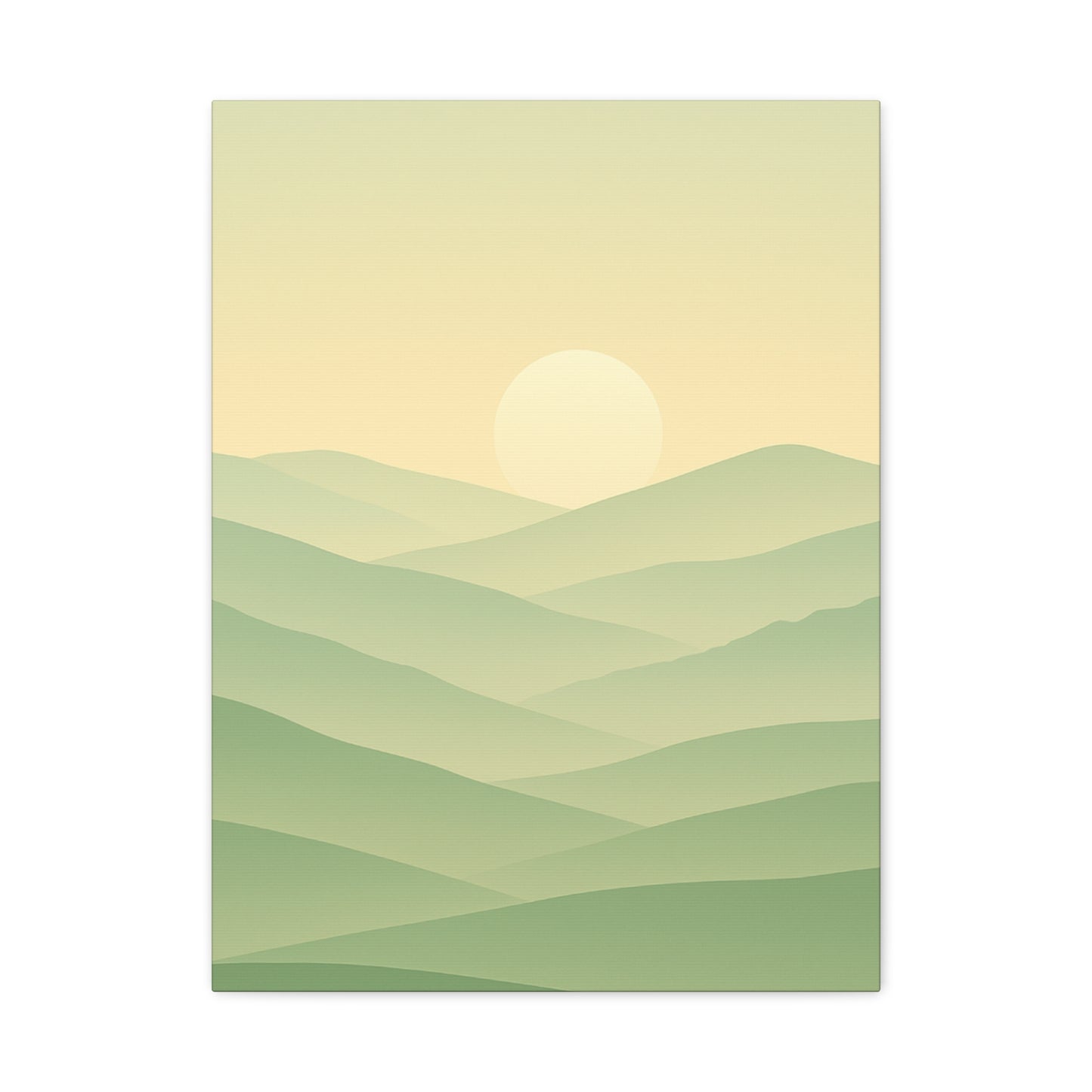 Matte Canvas, Stretched, 1.25" Sunset or Sunrise