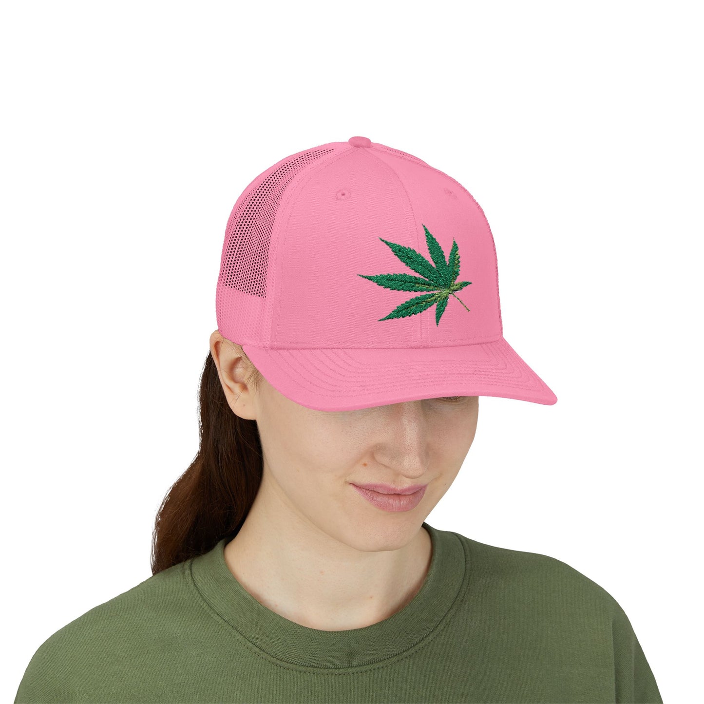 Cannabis Leaf Snapback Trucker Cap | Stylish Hat for Weed Enthusiasts | Perfect for Festivals, Parties, Gifts, and Outdoor Adventures