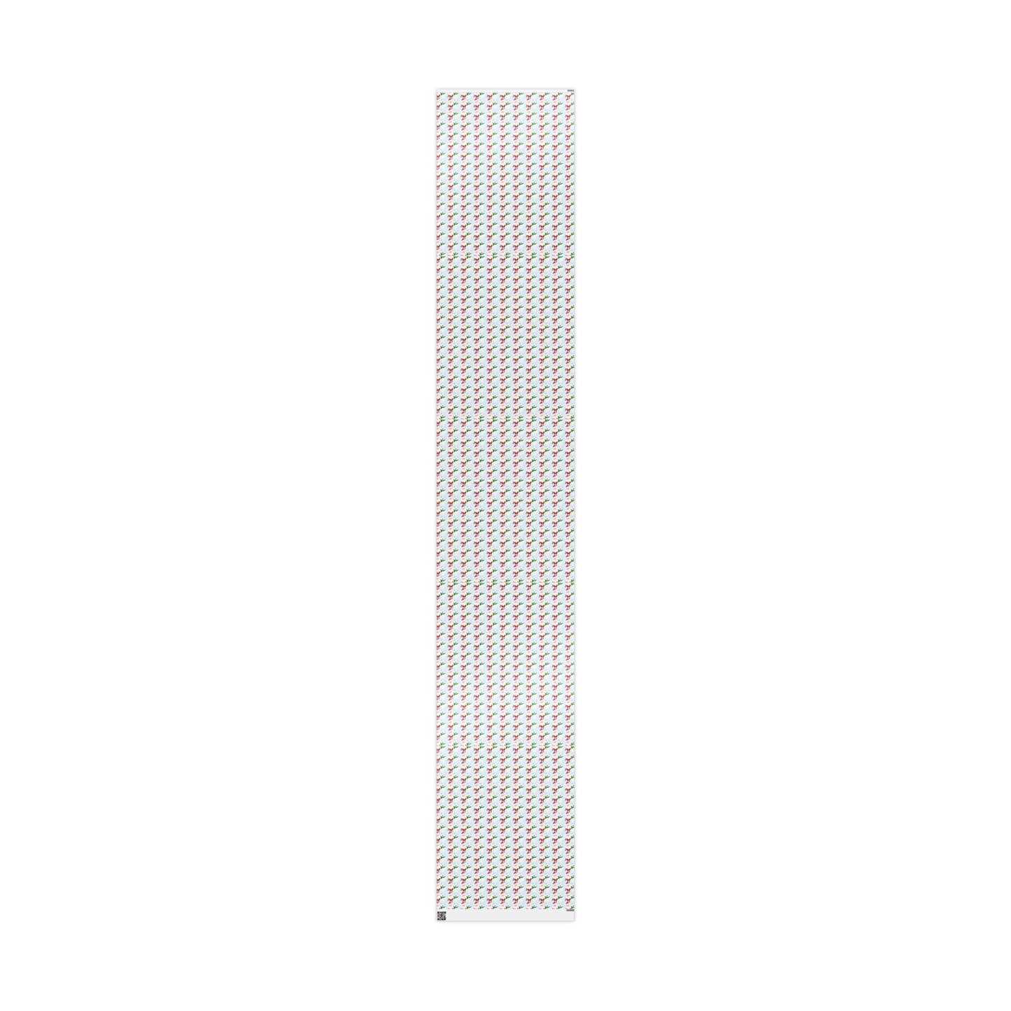 Wrapping Paper — Cute Santa & Polar Bear Holiday Gift Wrap (Festive Blue Roll)