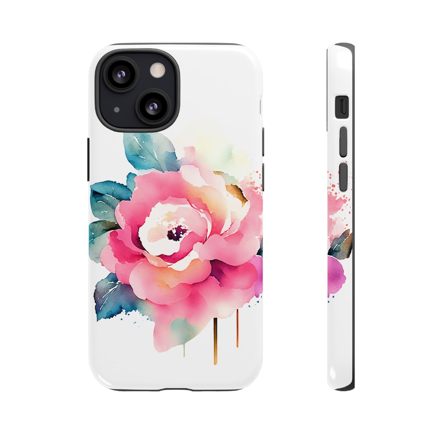 Floral Phone Case - Vibrant Rose Design