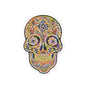 Colorful Skull Stickers | Day of the Dead Décor, Planner Stickers, Laptop Decals, Party Supplies, Artistic Gifts