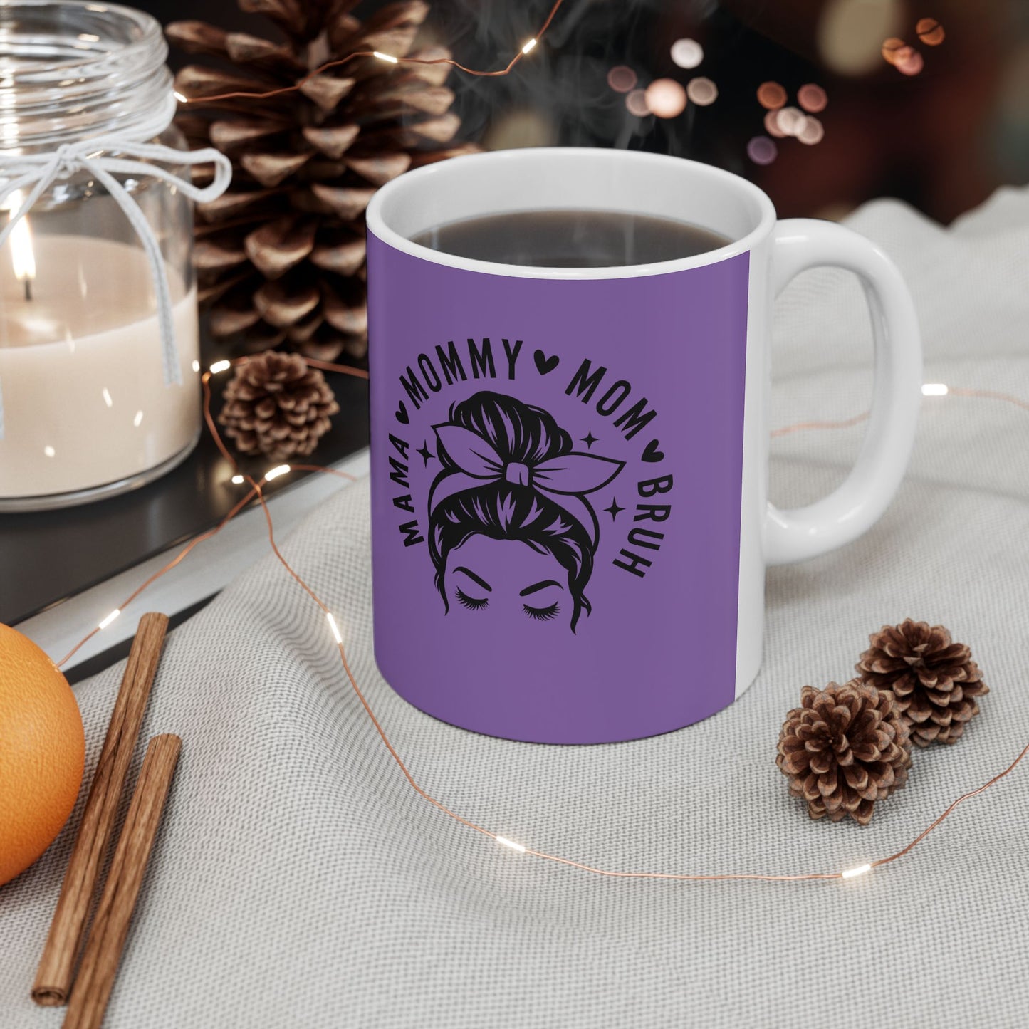 Mama Bruh Ceramic Mug — Funny Mom Coffee Cup (11oz & 15oz)