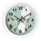 Hummingbird Floral Wall Clock | Mint Bird Clock