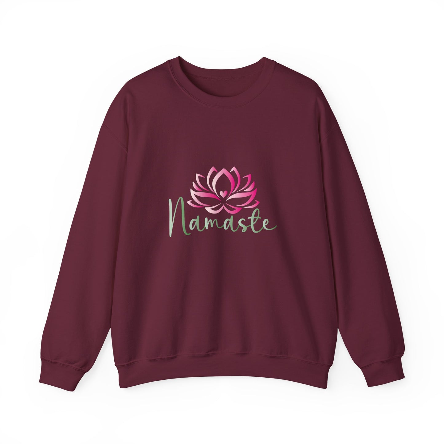 Namaste Lotus Sweatshirt — Cozy Yoga Crewneck for Meditation & Mindfulness