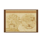 Vintage World Map Canvas Print — Matte Stretched Wall Art