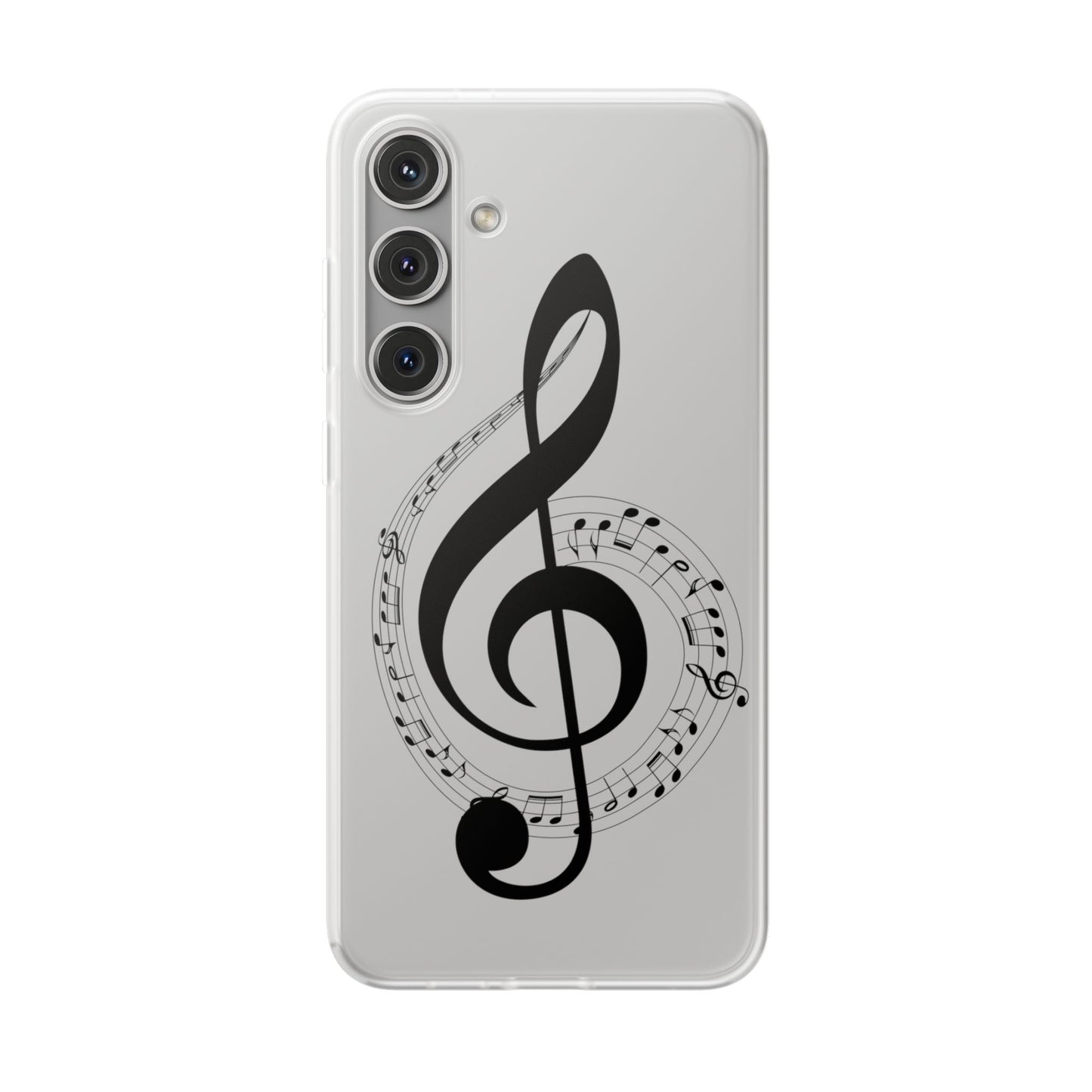 Phone Case — Musical Treble Clef Design