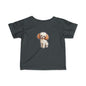 Cute Puppy Infant Tee, Baby T-Shirt, Newborn Gift, Toddler Tee, Dog Lover Baby Clothes