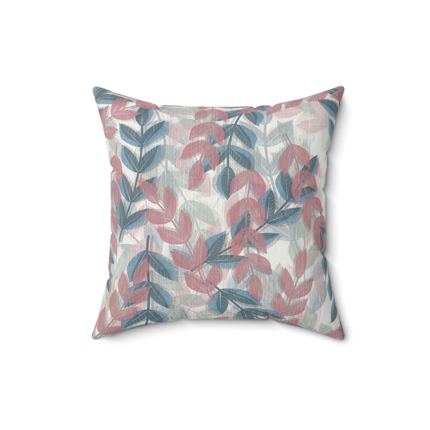 Boho Leaf Print Pillow | Cozy Decorative Cushion for Home Decor, Gift for Housewarming, Nature Lovers, Bohemian Style