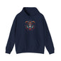 Colorful Jester Hoodie, Unique Graphic Sweatshirt