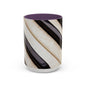 Musical Accent Coffee Mug | Piano Design, Coffee Lover Gift, Musician Mug, Stylish Drinkware, Home & Office Decor