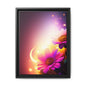 Framed Floral Canvas Art — Pink Daisies Sunset Wall Print