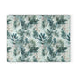 Botanical Glass Cutting Board - Teal Tropical Palm Pattern