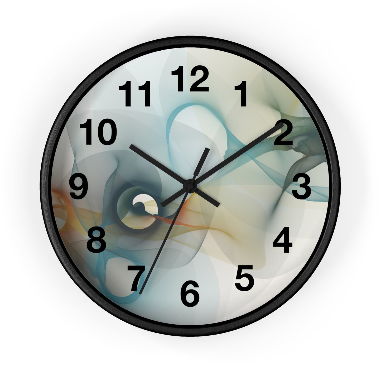 Abstract Smoke Wall Clock | Modern Home Decor