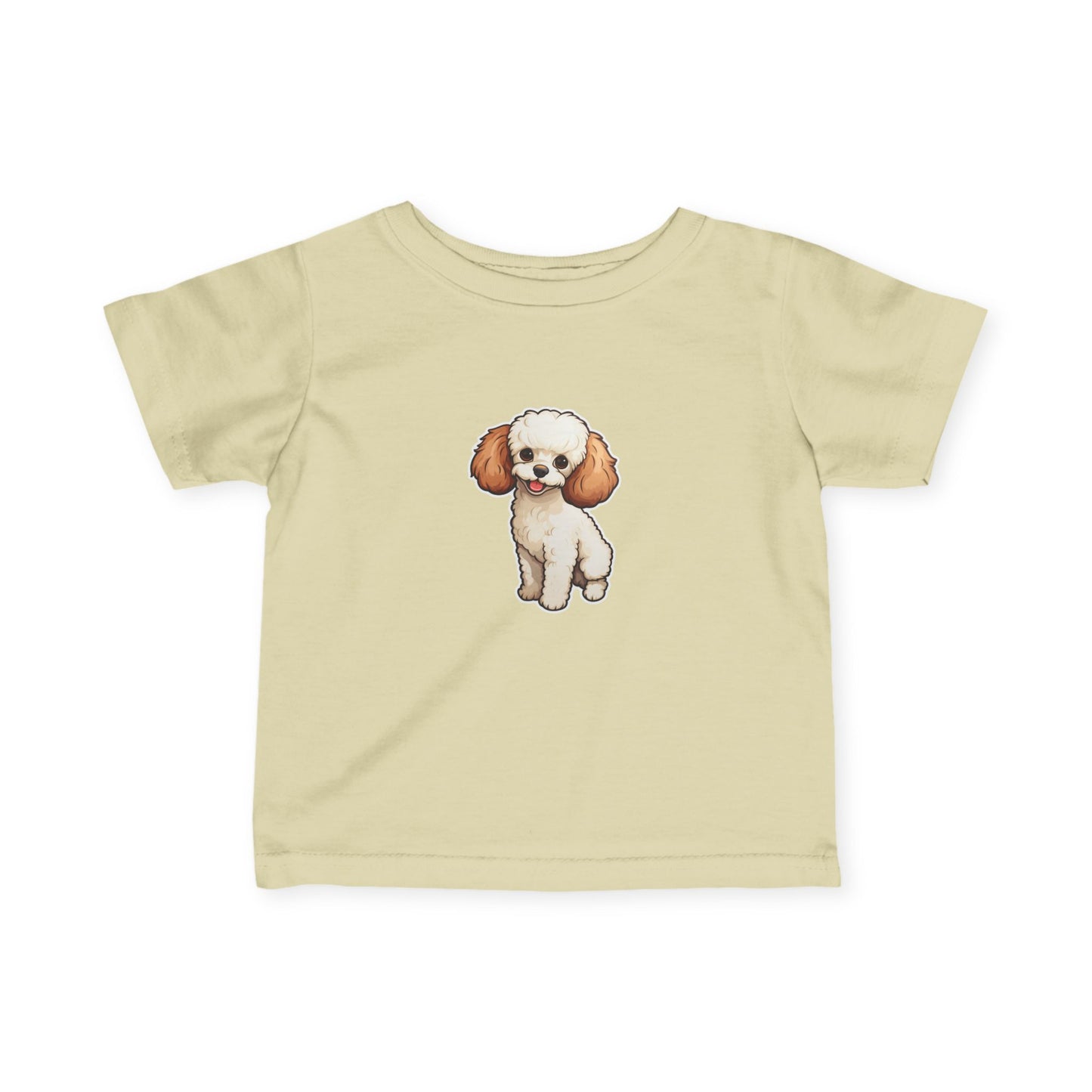 Cute Puppy Infant Tee, Baby T-Shirt, Newborn Gift, Toddler Tee, Dog Lover Baby Clothes