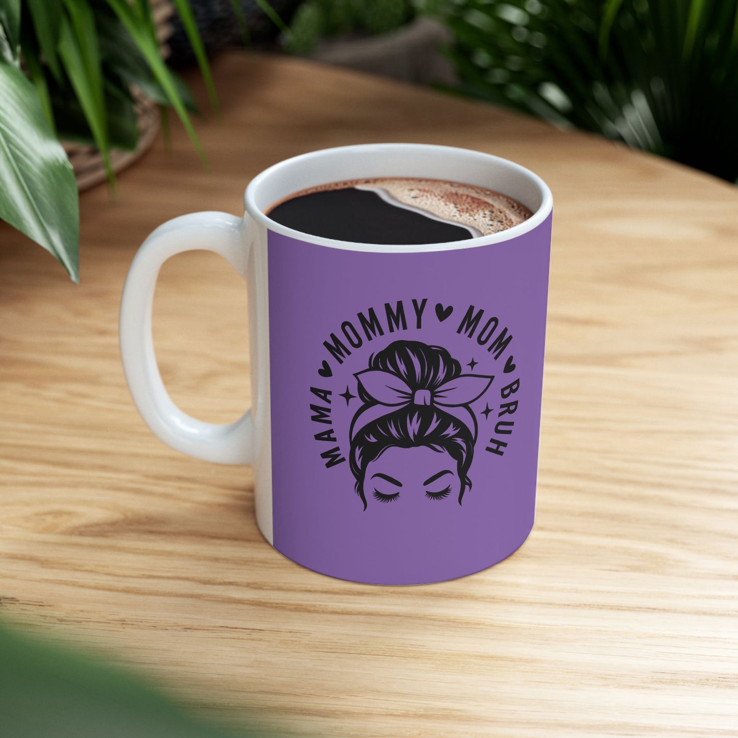 Mama Bruh Ceramic Mug — Funny Mom Coffee Cup (11oz & 15oz)