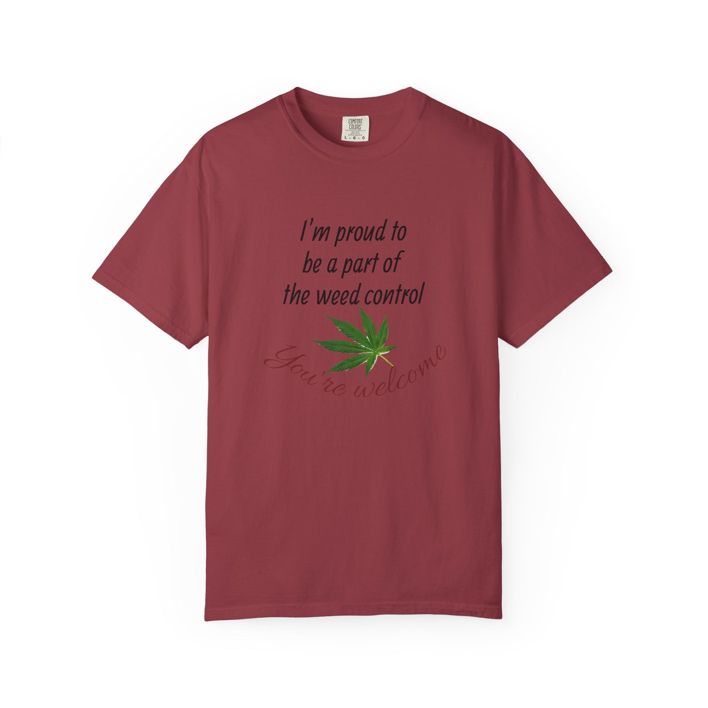 Proud Weed Control Unisex T-shirt, Cannabis Enthusiast Gift, Stoner Humor Tee, Eco-Friendly Apparel, Perfect for 420 Celebrations