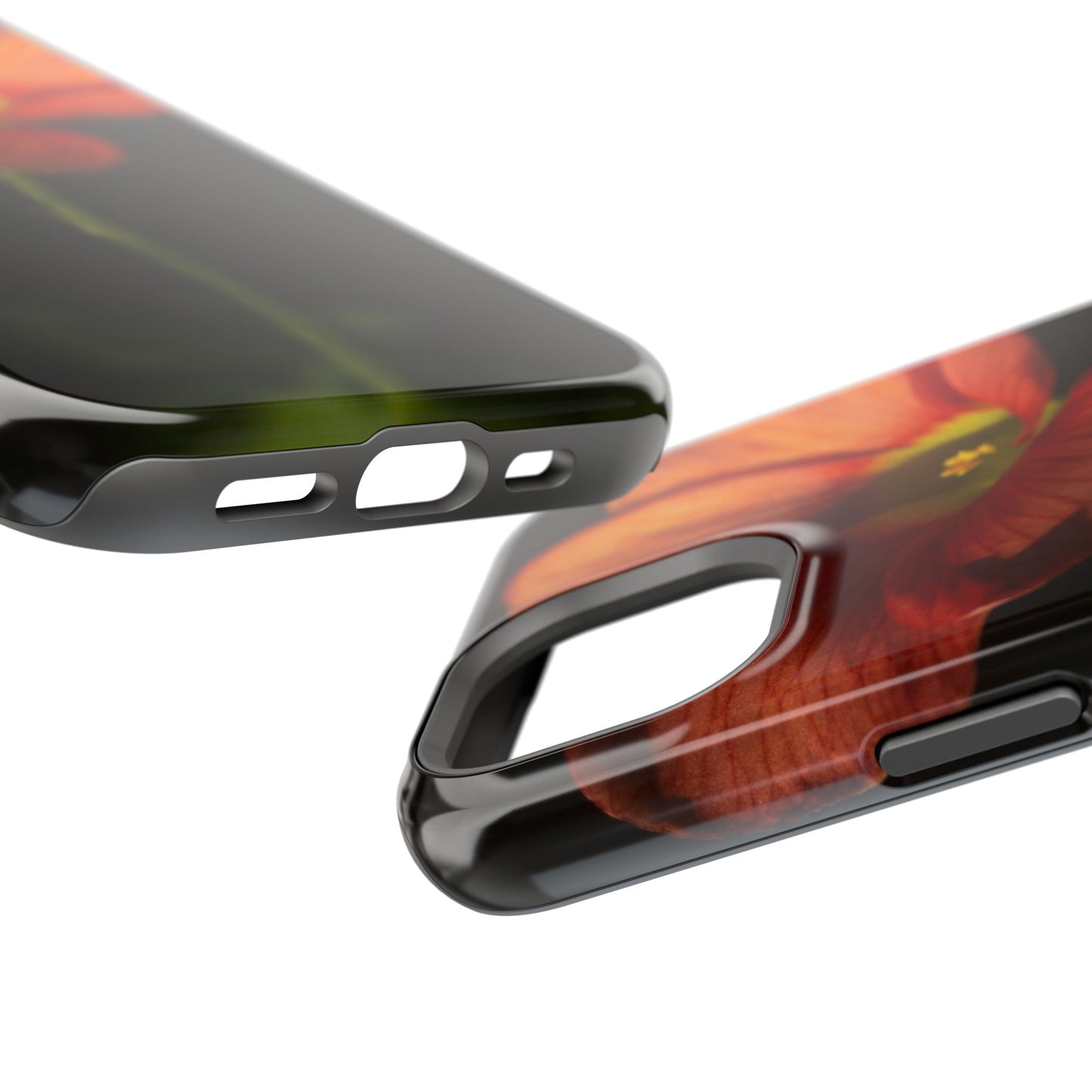 Poppy Bloom Magnetic Impact Phone Case — Slim Protective Floral Design