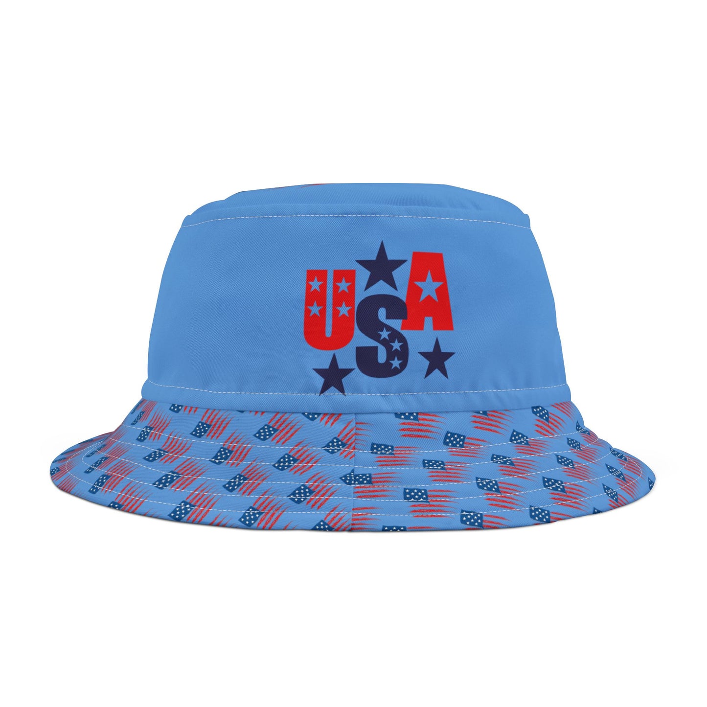 Patriotic Bucket Hat, USA Bucket Hat, 4th of July Hat