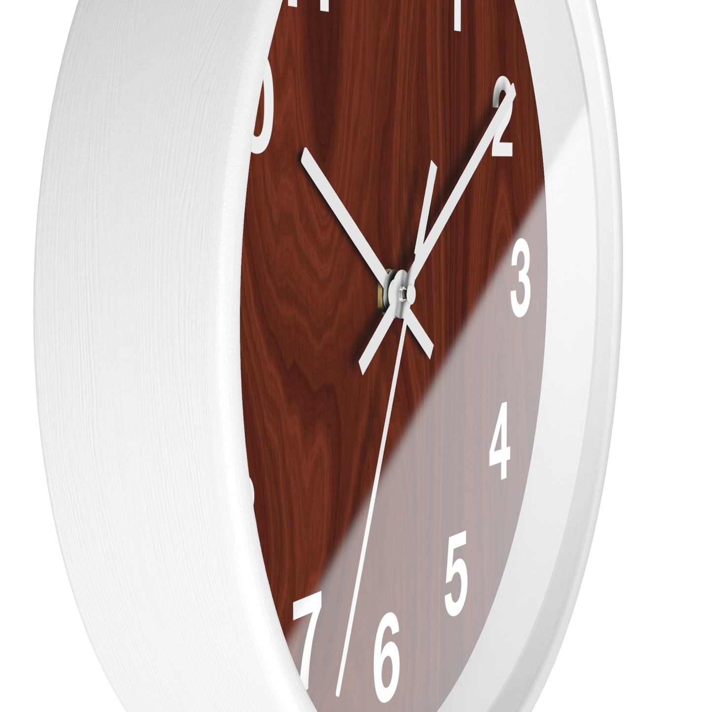 Natural Wood Wall Clock, Rustic Home Decor, Boho Style Clock, Modern Design, Gift for Housewarming, Office Clock