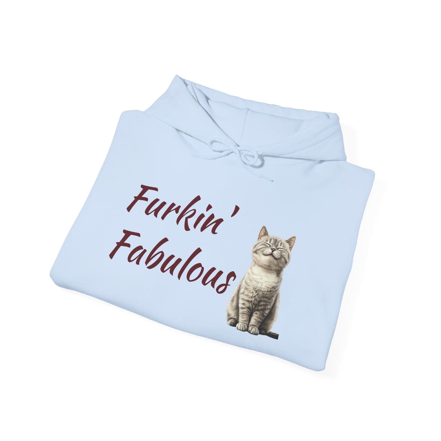Furkin' Fabulous Cat Hoodie — Cute Kitten Graphic Sweatshirt