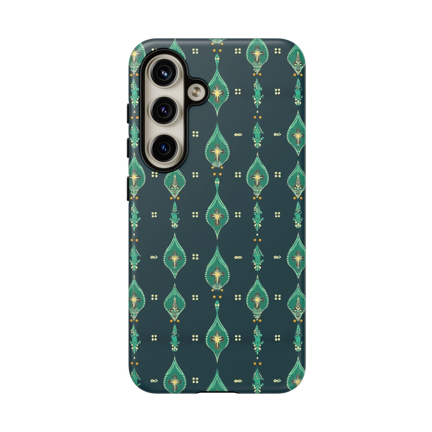 Emerald Boho Teardrop Phone Case