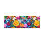 Vibrant Floral Matte Canvas Wall Art — Colorful Garden Print, Stretched 1.25"