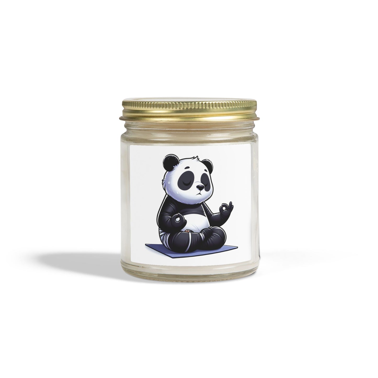 Scented Candle — Relaxing Panda Meditation Jar (4oz & 9oz)