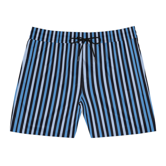 Stylish Striped Men's Swim Shorts | Beachwear, Summer Vibes, Pool Party, Vacation Essentials, AOP Swimwear