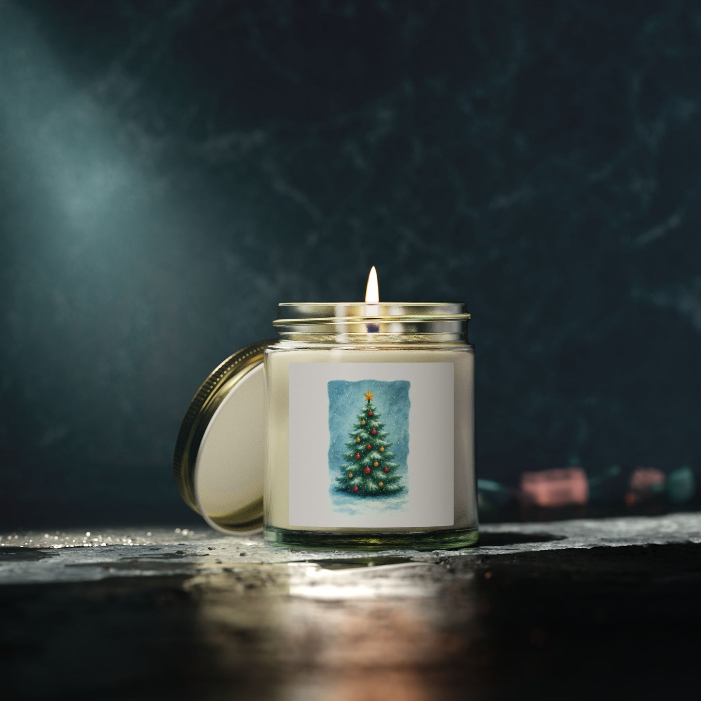 Christmas Tree Scented Candles | Cozy Holiday Decorative Candles