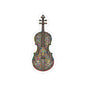 Colorful Violin Kiss-Cut Stickers | Artistic Music Decor, Laptop Stickers, Instrument Lover Gifts, Scrapbooking Supplies, Violin Art