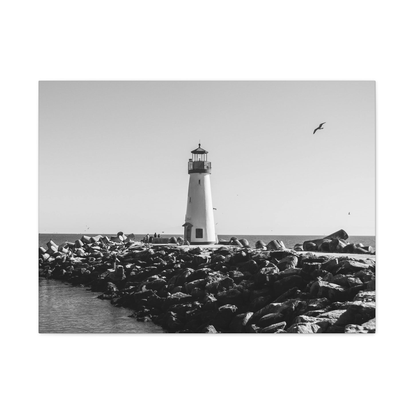 Matte Canvas, Stretched, 1.25" - Lighthouse
