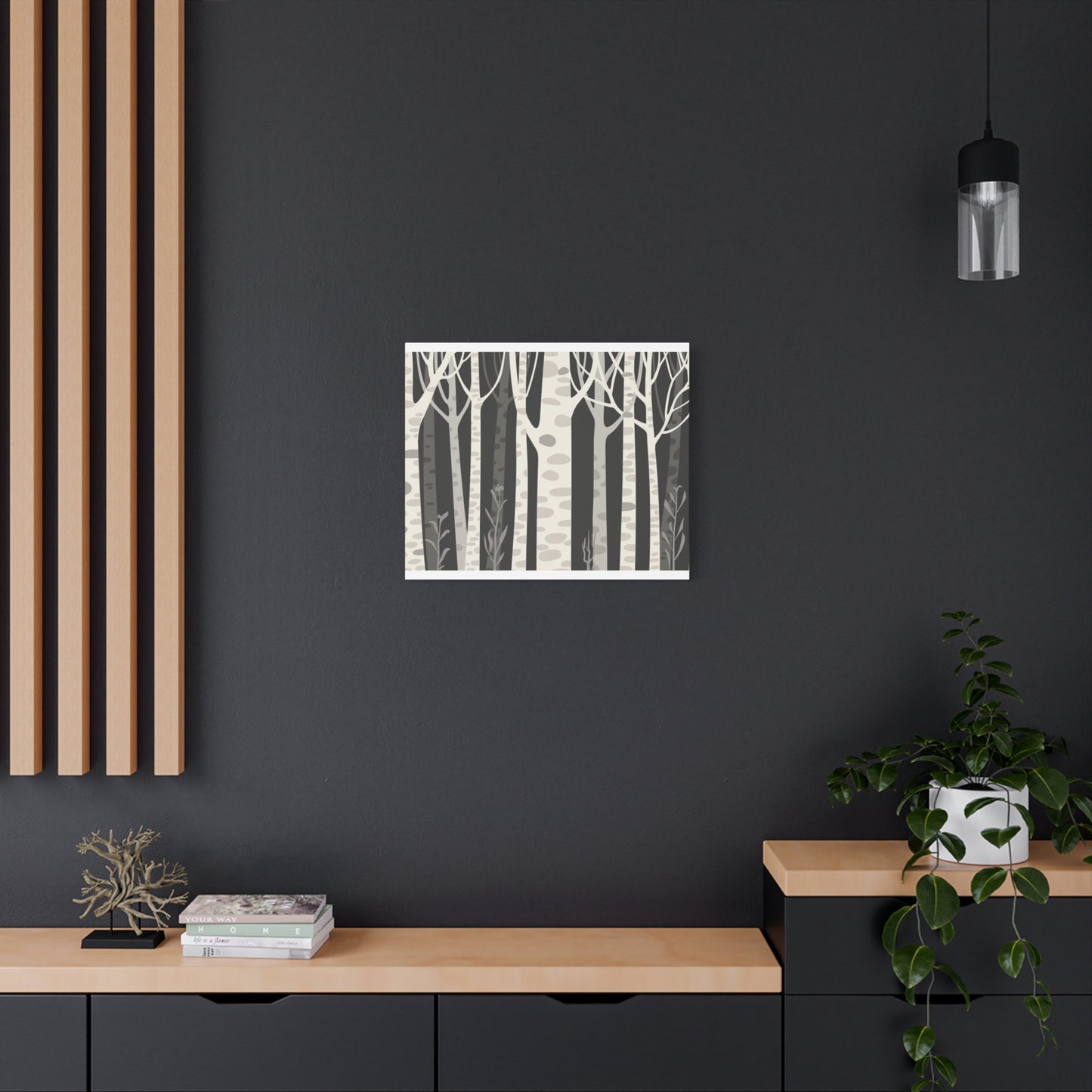 Matte Canvas, Stretched, 1.25" - Trees