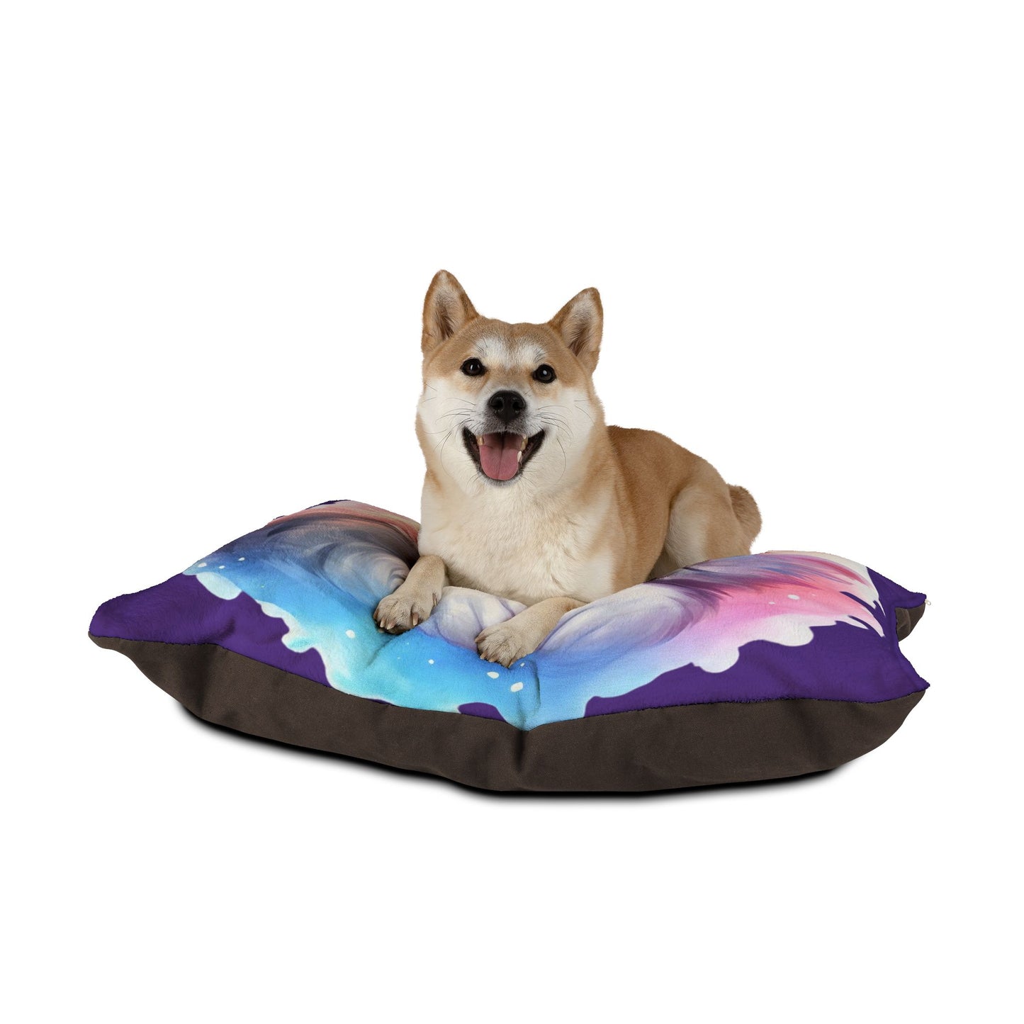 Cute Sleeping Cat Pet Bed — Soft Plush Cushion for Cats & Small Dogs