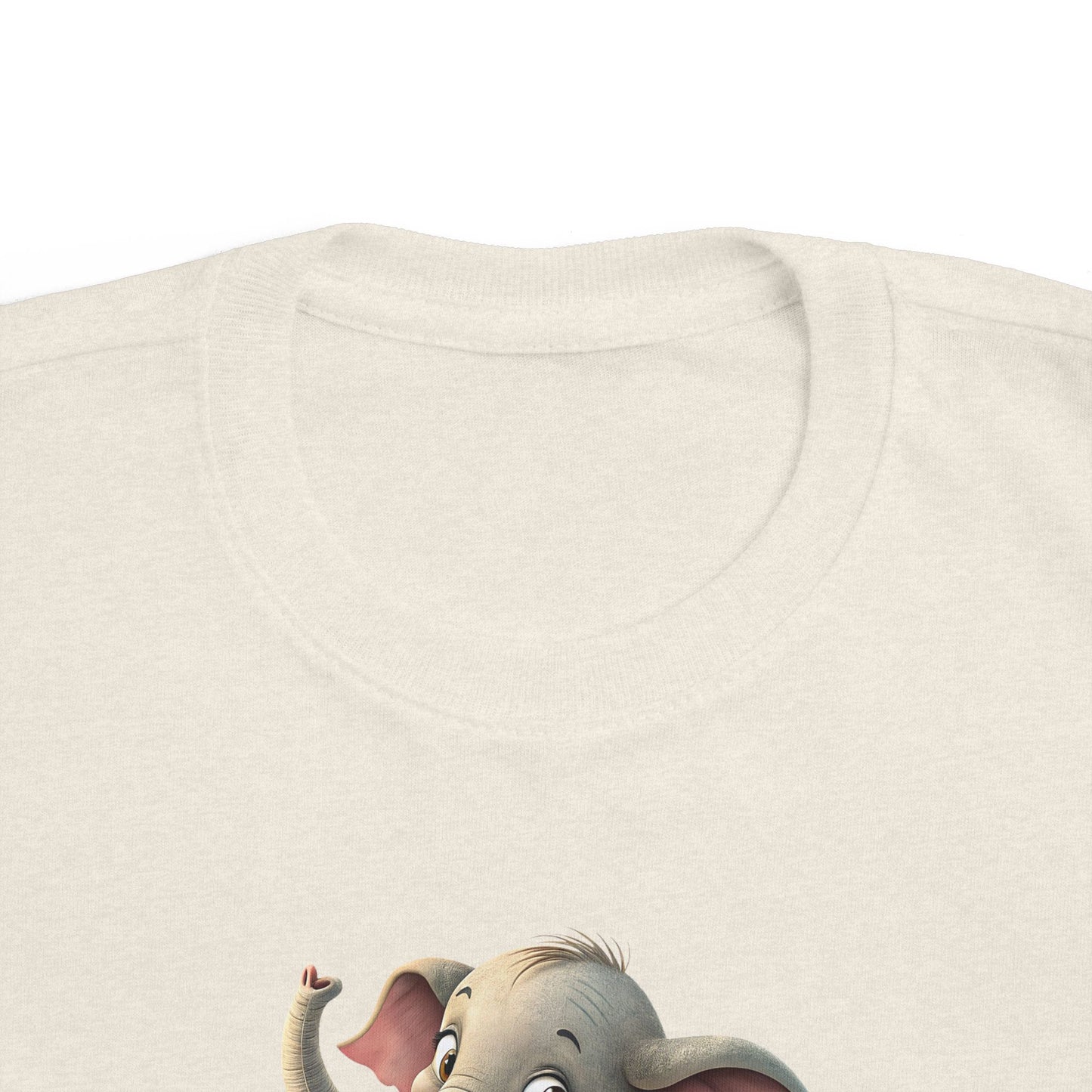 Cute Elephant Toddler Tee, Fun Summer Shirt, Kids Beachwear, Adorable Gift for Ages 2-5, Playful Animal Apparel