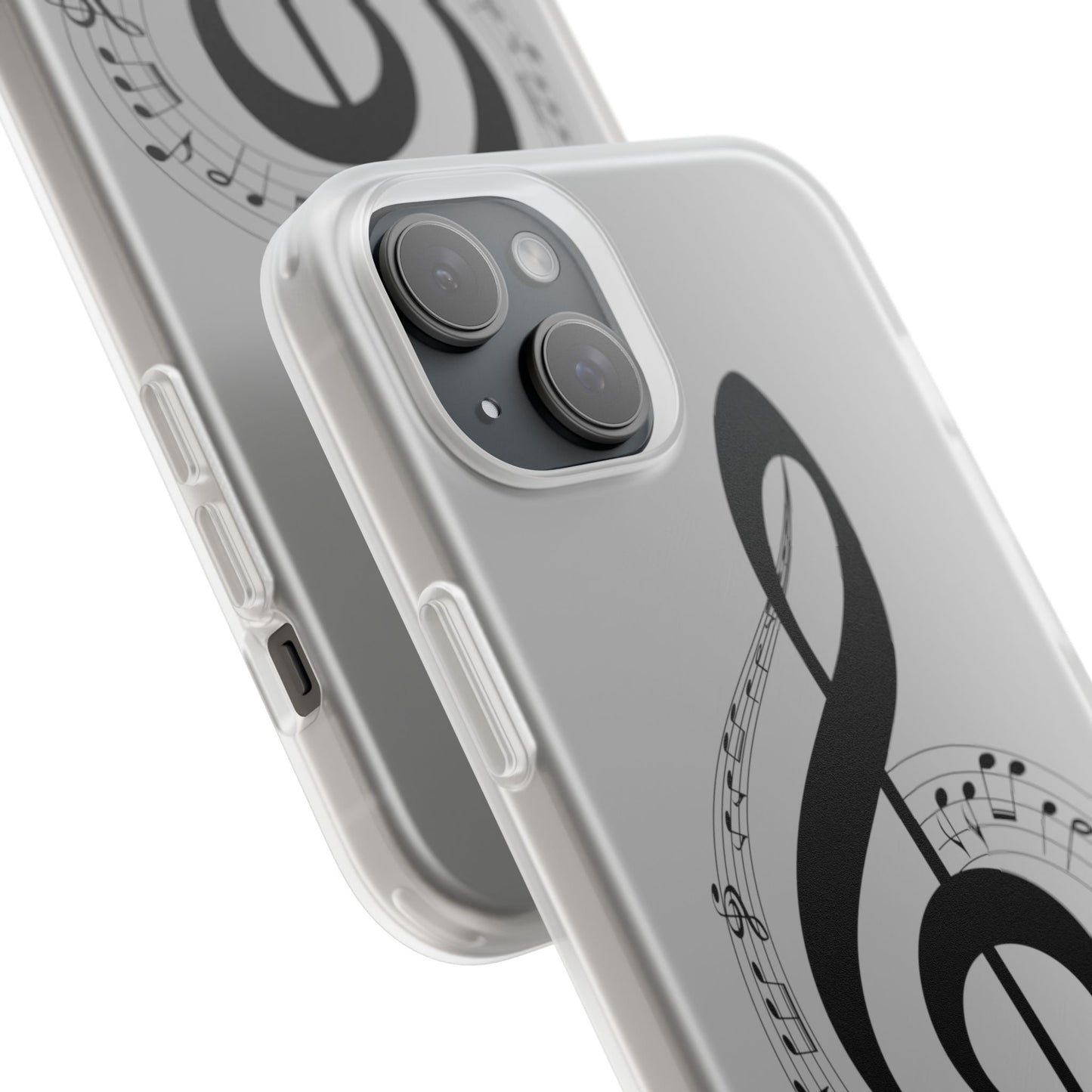 Phone Case — Musical Treble Clef Design