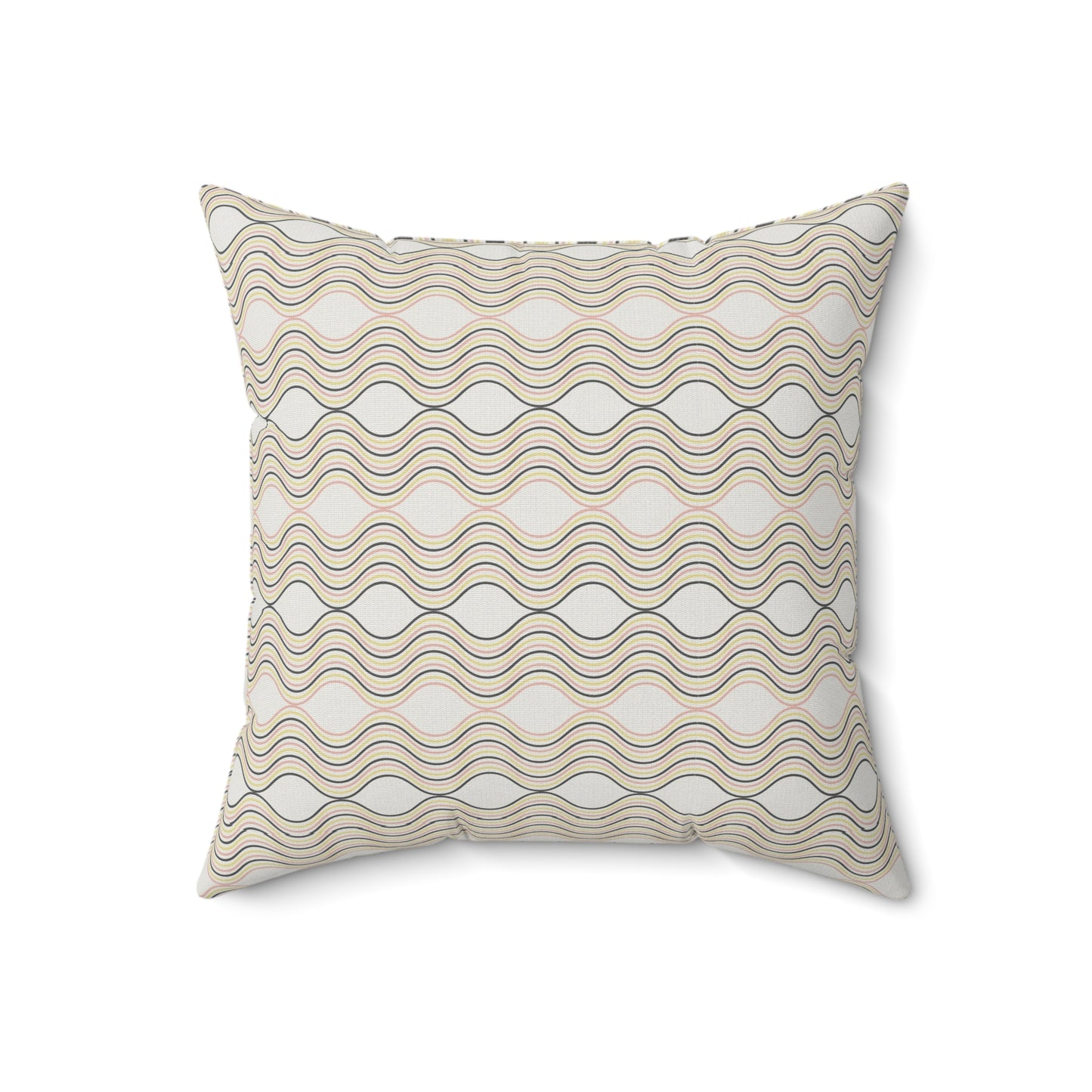 Modern Wave Pattern Throw Pillow | Cozy Home Decor Accent | Bohemian Style, Sofa Cushion, Gift for Her, Homewarming Gift